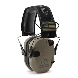 Walker’s Razor Slim Ultra Low Profile Compact Design Adjustable Range Shooting Hunting Hearing Protection Electronic Earmuffs