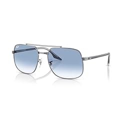 Gunmetal / Clear Gradient Blue