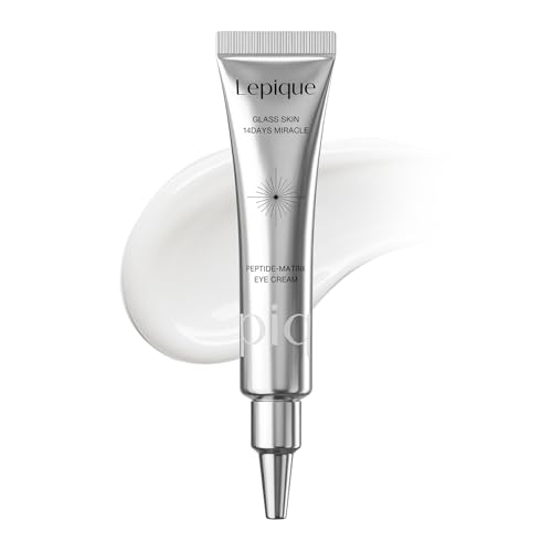 Lepique Peptide Matrix Eye Cream - Matrixyl 3000 Multi-Peptides & Ginseng Multi-Recovery Serum for Anti aging Anti Wrinkles Crows Feet Dark Circles & Puffiness Korean Anti-Aging Skincare 15ml