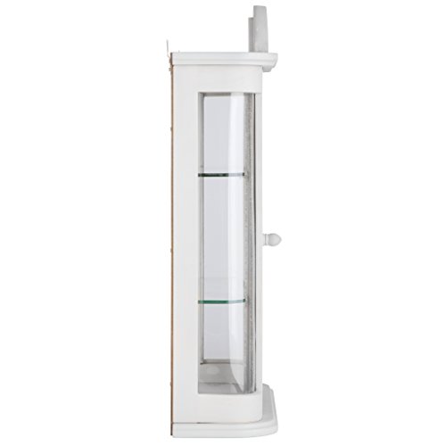 Design Toscano Rosedale Wall Curio Cabinet, Lily White #TOP2