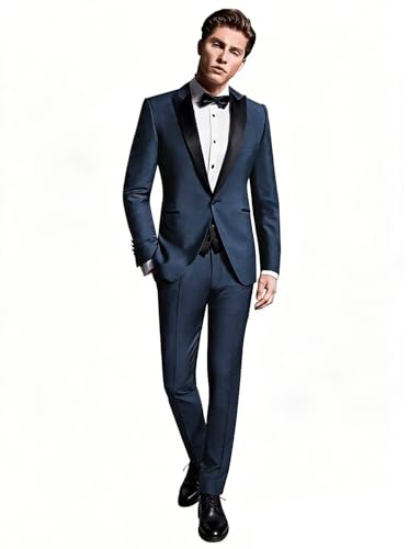 Veste hommes Kromoc à revers en pointe pour vos soirées branchées