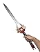 Blazing Steel 39.5” Foam Ranger Sword Super Sentai Show Costume Cosplay Prop for Halloween, Xmas, and Collectors 1:1 Scale (Red Sword of Power)