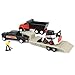 Agriculture 1/64 Bobcat 5 Piece Construction Set with Dump Truck, Gooseneck Trailer, Man & Skid Loader 16502