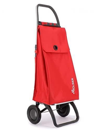 Carrello Portaspesa Rolser Akanto 2 Ruote Pieghevole - Rosso