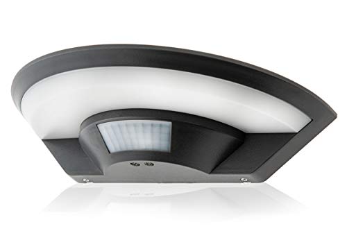 Applique murale LED avec détecteur de mouvement 140° extérieur IP54 9W