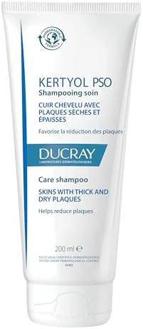 Ducray - Kertyol PSO Rebalancing Shampoo - Thick plaques-prone scalp - All hair types - 200ml, Pack of 1
