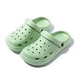 Sabot Femme Perforés Respirant Chaussures De Jardin Antidérapants Confortable Résistant Souple Eva Mules Facile À Mettre Sandales Occasionnels Quotidiens Intérieur Extérieur
