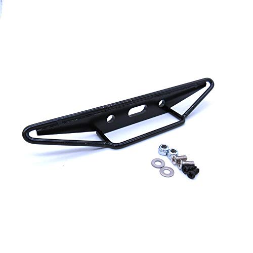 RETYLY Metal Rear Bumper for MN D90 D99 D99S MN90 MN99S 1/12 RC Car Upgrade Spare Parts,Black