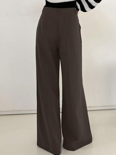 Image of KOTTY Womens Solid Breathable Sensaicha Brown Pant