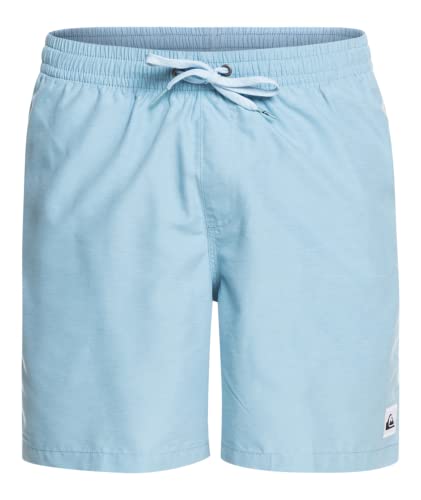 Quiksilver mens Everyday Heather Volley 17 Volley Swim Trunk Bathing Suit Board Shorts, Airy Blue Heather, Large US