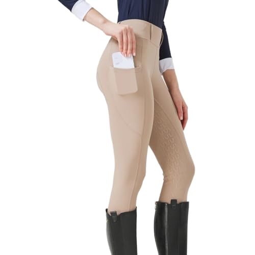 Pantalon d'équitation en silicone moulant et respirant