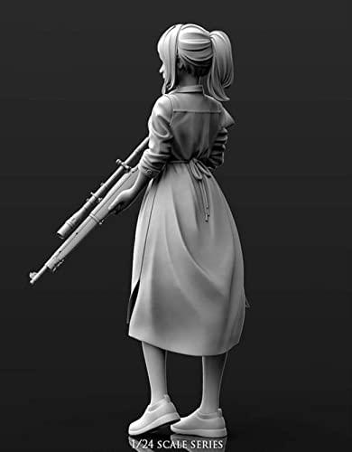 Figura modelo de resina 1/24 sin armar sin pintar miniatura 6