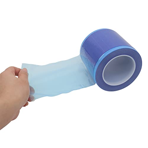 Blue Barrier Film, Jinyan 1200 Sheets Disposable Thick Protective Barrier Film Roll With Dispenser Box,4''X6'' Barrier Film For Dental Tattoo #TOP5