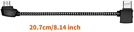 LYONGTECH Micro AB to USB C 8.14 Inch Remote Controller Cable for DJI Mini SE,Mavic Mini, Mavic 2 Pro Zoom/Mavic Air/Mavic Pro Platinum(Type c connector)