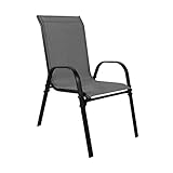 Platzsparend stapelbar. Die Stühle werden demontiert geliefert. Der Aufbau ist in wenigen Minuten erledigt.