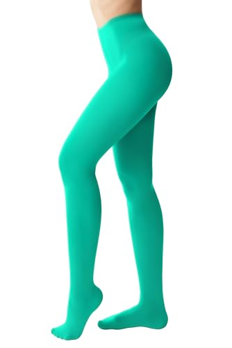 Image of leg elegant Women's 80 Den Microfiber Soft Opaque Tights Pantyhose