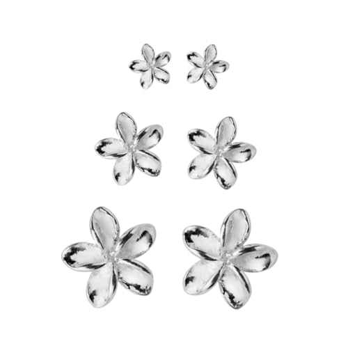 VALICLUD S925�V���o�[�t�����[�X�^�b�h�C�������O 3�y�A�Z�b�g ���� ���� �Ԍ^�f�U�C�� �y�� ���K���� ���f�B�[�X�p�[�e�B�[ ����p�W���G���[