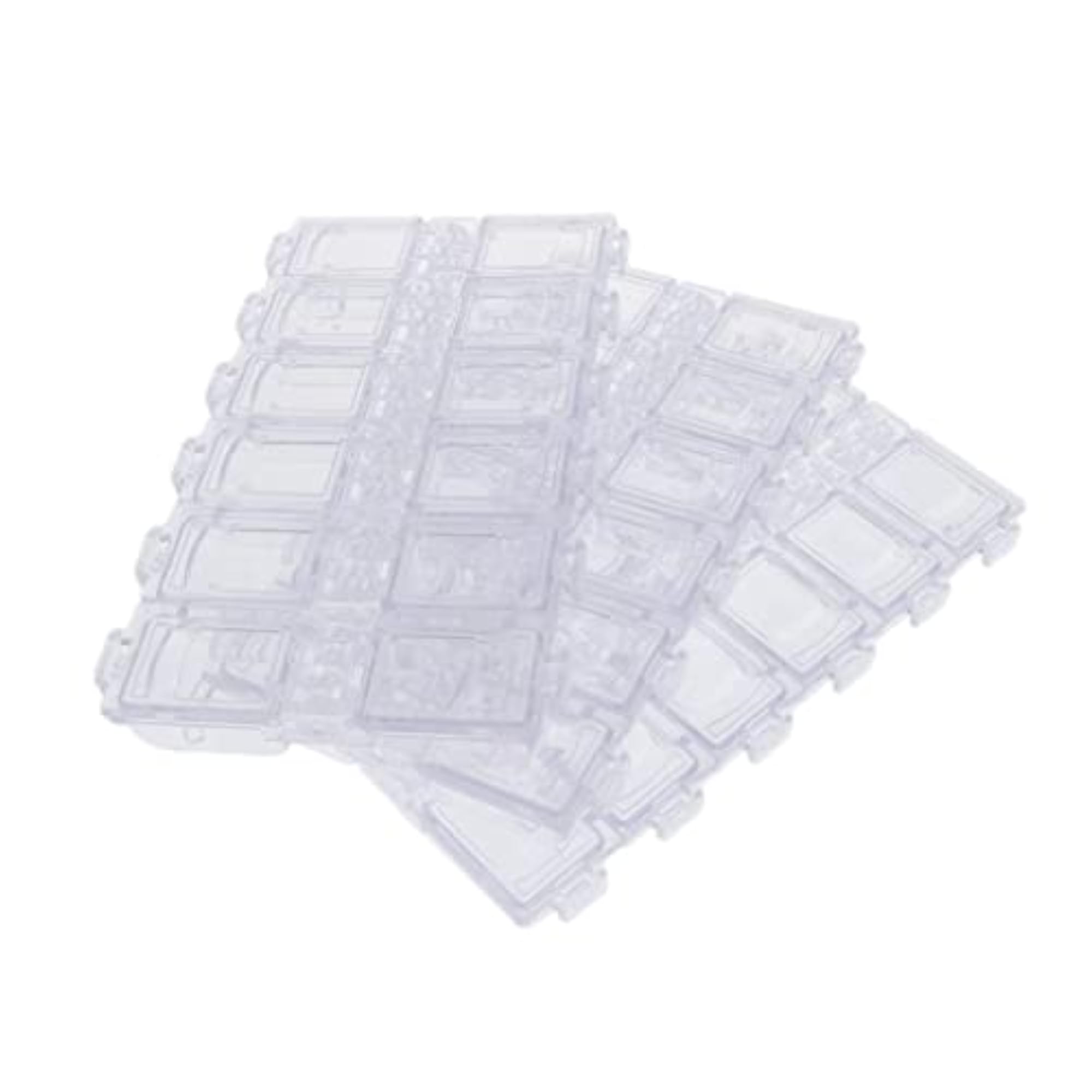 3Pc 12 Grids Plastic Organizer Container for Beads