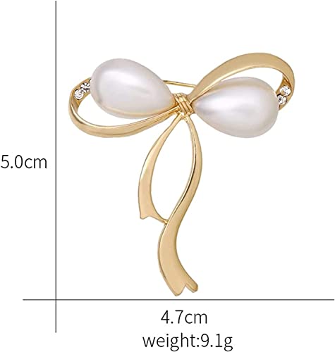 Brooch Bow broches vêtements fixes clips collier épingle à revers châle - 4