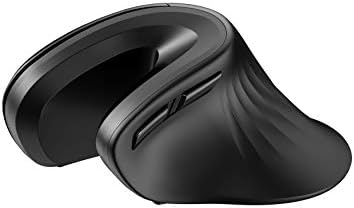 MOJO Silent Bluetooth Vertical Mouse - Wireless Optical Ergonomic Mouse w/Adjustable Sensitivity (Perfect Grip (Bluetooth + 2.4 GHz Wireless))