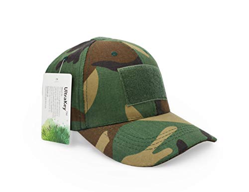Image of UltraKey Military Tactical Operator Cap, Outdoor Army Hat Hunting Camouflage Baseball Cap