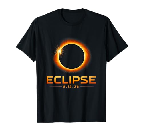 Solar Eclipse 2026 Total Solar Eclipse August 12 T-Shirt