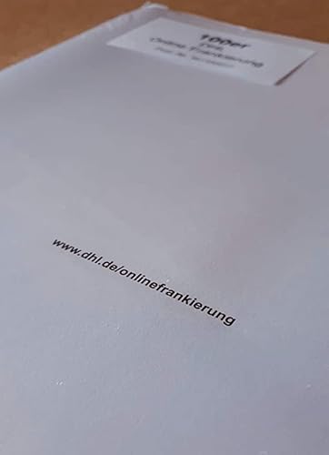 Original DHL Versandetiketten Selbstklebend mit bedruckbar Einlieferungsbeleg A4 50 Stück Etiketten/Adressaufkleber