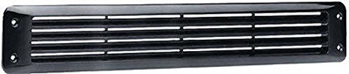attwood Flush Louvered Vent Color: Black