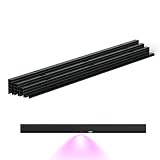 APPECK 50ft Track Kit for Permanent Outdoor Lights Pro C5106, 13pcs Aluminum Channel for RGBCW Dual Lens Smart Eaves Lights, Black
