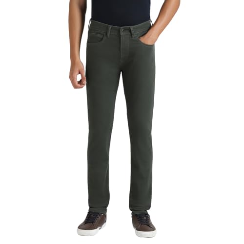 Image of Pepe Jeans Men's Straight Fit Jeans | Mid Rise | Chinox | Jeans for Man