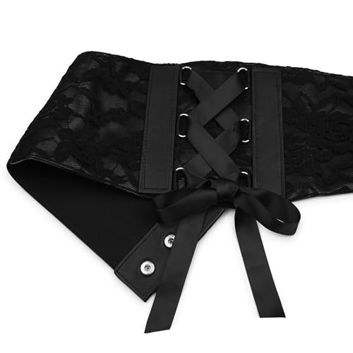 BlackButterfly 5.5 Wide Corset Waspie Elastic Lace Belt4