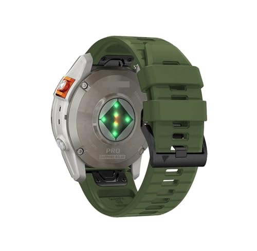 22mm 26mm QuickFit�V���J�Q���^���x���g�ɓK������Garmin Fenix 8E/Fenix 8 47mm 51mm/Enduro 3(Army Green 2,QuickFit 26mm)