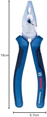 Bosch Professional PH2 180 mm Kombinasyon Pensesi 1600A01TH7, Krom-Vanadyum Çeliği, Kauçuklu Tutma Yüzeyi - Görsel 3