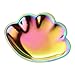 Shurhome Stainless Steel Jewelry Holder Fashionable Shell Shaped Tray for Accessory Organization Rings Earrings Necklaces Dish Home Je