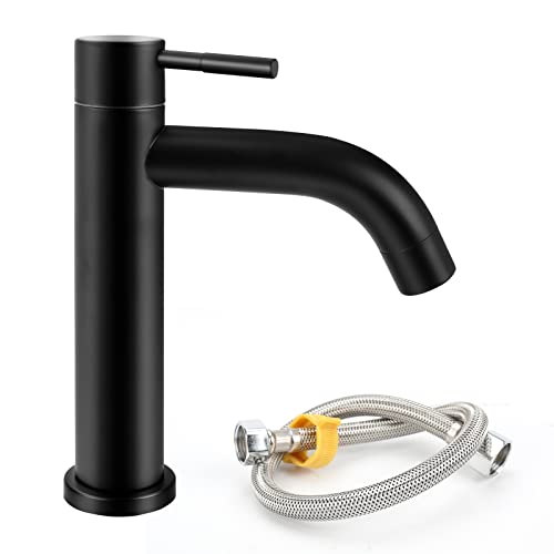 DMOZMSY Klappbarer Osmose-Wasserhahn - Schwarz, Für Wasserfilter & Fensterbänke