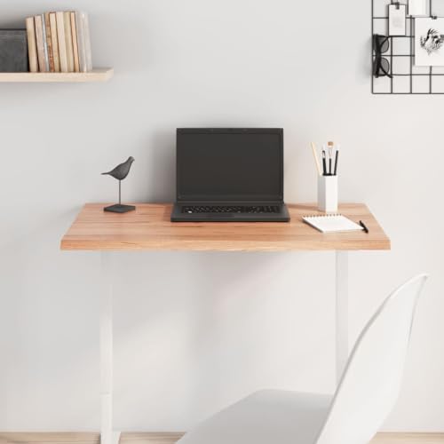 Tablero de mesa de roble contra deformaciones, madera maciza robusta de 80x60 cm 2
