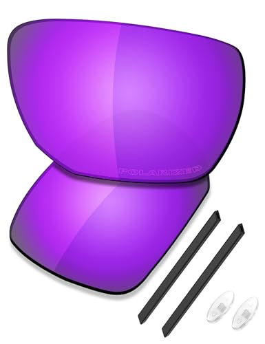 Image of SAUCER Premium Replacement Lenses & Rubber Kits for Oakley Ejector OO4142 | UV400 Protection, Anti-Scratch, Precise Fit
