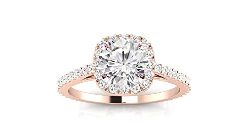 Gorgeous Classic Cushion Halo Ring