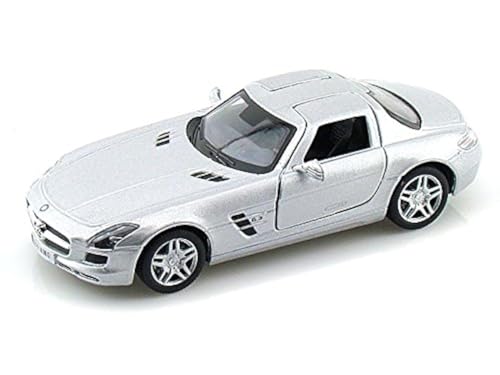 Mercedes-Benz SLS AMG 1:36 a escala, modelo 5'' metal miniatura 1