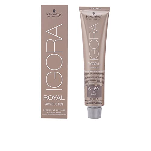 Schwarzkopf Professional Igora Royal Absolutes Anti-Age Color Creme 6-60 Tinte - 60 ml