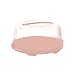 Produktbild Rotho Fresh hoher Tortendeckel mit Haube und Tragegriff, Kunststoff (PP) BPA-frei, pink, (35.5 x 34.5 x 16.5 cm)