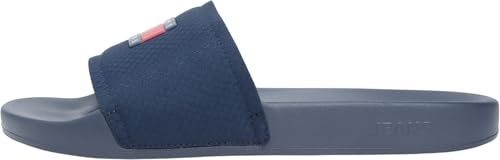 Tommy Jeans Men TJM POOL SLIDE EM0EM01673 Slides, BLUE (Dark Night Navy), 41