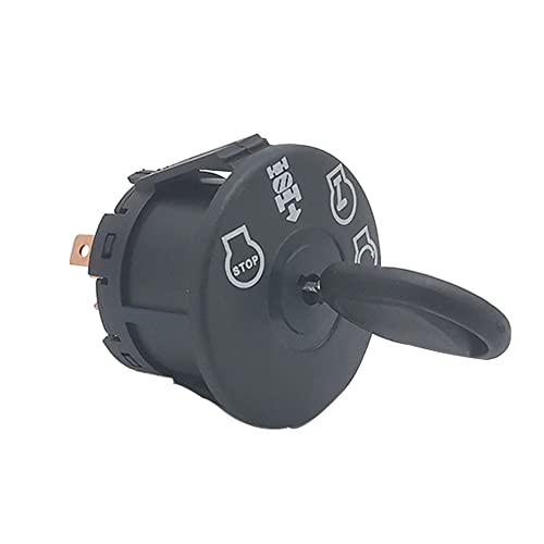 Starter Ignition Switch With Key 4-Position 7-Terminals Compatible With Husqvarna, Ayp, Craftsman, Sears, Poulan Lawn Mower Rider Replace 532193350 193350 #TOP1