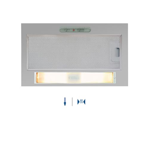 CATA GK 4500 Inox Dunstabzugshaube Filtergruppe Maximaler Energieverbrauch 90W System Einfache Installation Spülmaschinenfeste Filter Energieeffizienzklasse B