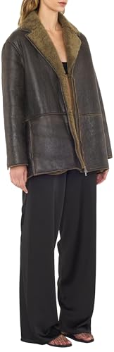 Christopher Esber, Fargo Shearling Jacket, AU10/US4-6, Black Khaki