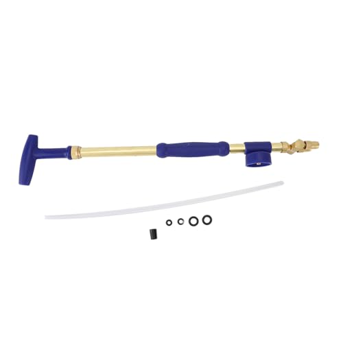 Hand Pressure Sprayer Copper Nozzle, Energy Efficient Garden Watering Wand 39-63 inch 2000 Holes for Home and Gardening Enthusiasts (Double Headed)