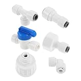 QUMIIRITY 1Satz Schnellkupplungssatz für Wasserrohre Wasserhahnadapter Dichte und Sichere Verbindung für Wasserreinigungsanlagen und Filterlösungen Vielseitig Einsetzbar