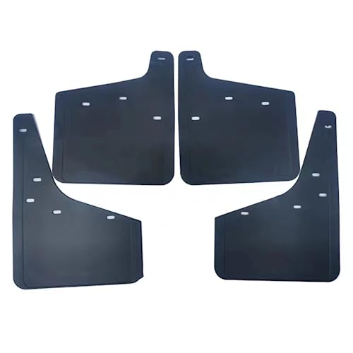 Garde-boue pour Mitsubishi Pajero 2007-2020 : kit complet de 4 bavettes de protection auto jaunes