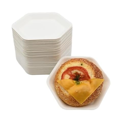 TreeMVI Eco-Friendly Small Dessert Plates Cover