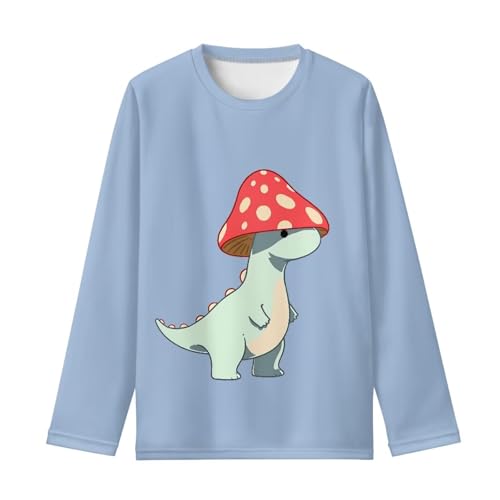 Girls Long Sleeve Shirts Aesthetic Crewneck Tee Shirts Size 3-16